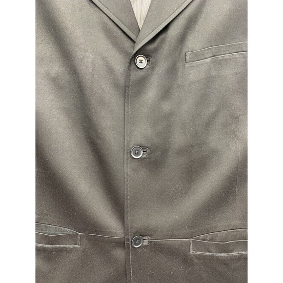Bachrach Sports Coat Mens Size XL Black 100% Silk Three Button Notch Unvented - Picture 5 of 16